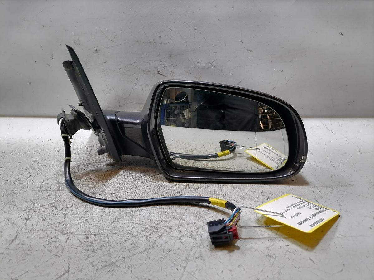 Audi A4 8K B8 original Au&szlig;enspiegel rechts elektrisch anklappbar automatisch abblendbar LZ7L Lavagrau Bj.2012